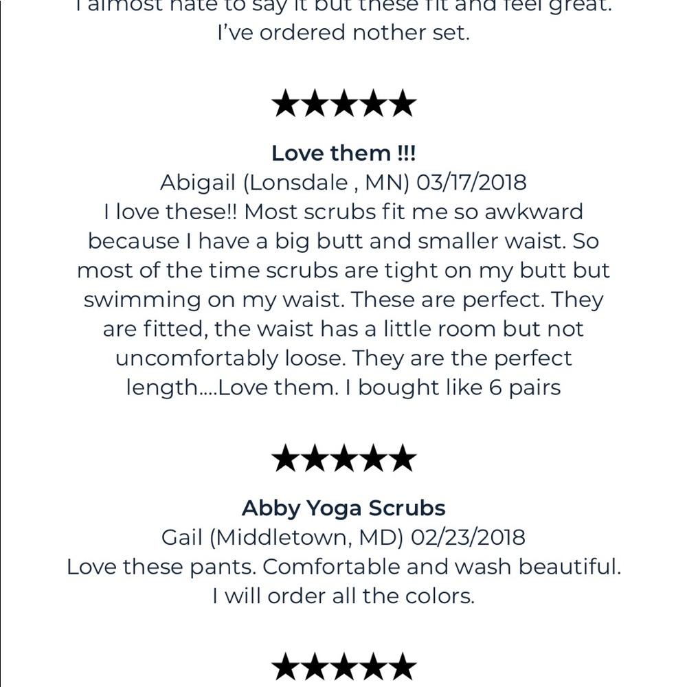 LAST ONE‼️Scrubs pewter Abby style x3 petite - Picture 3 of 4